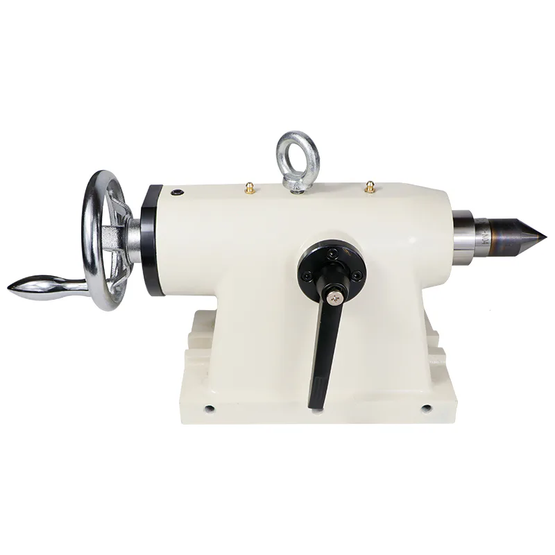 TEBAK CNC Indexing Manual Tailstock for 4th Axis Lathe 135mm Four Axis Rotary Table view 4