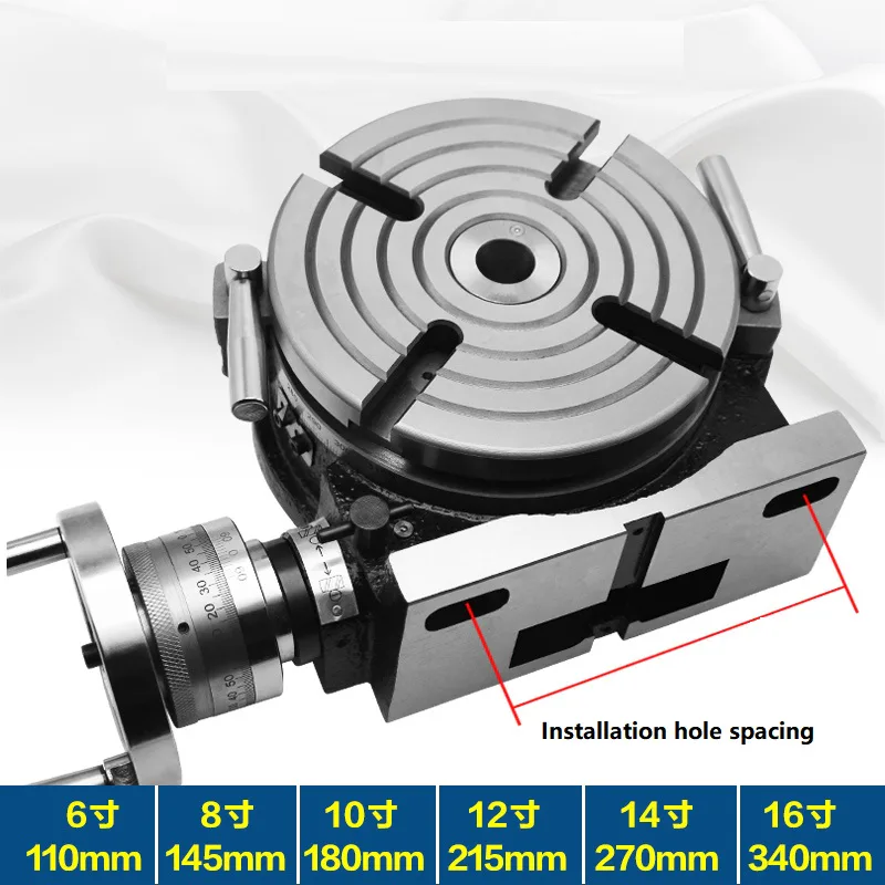 TEBAK 12INCH 300MM CNC Cutting Tool Precision Ertical/horizontal Double-duty l TSL Rotary Indexing Table view 6