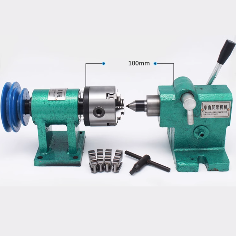 TEBAK Homemade Lathe Spindle Woodworking DIY Metal Assembly Bead Machine Quick Release Tailstock view 4
