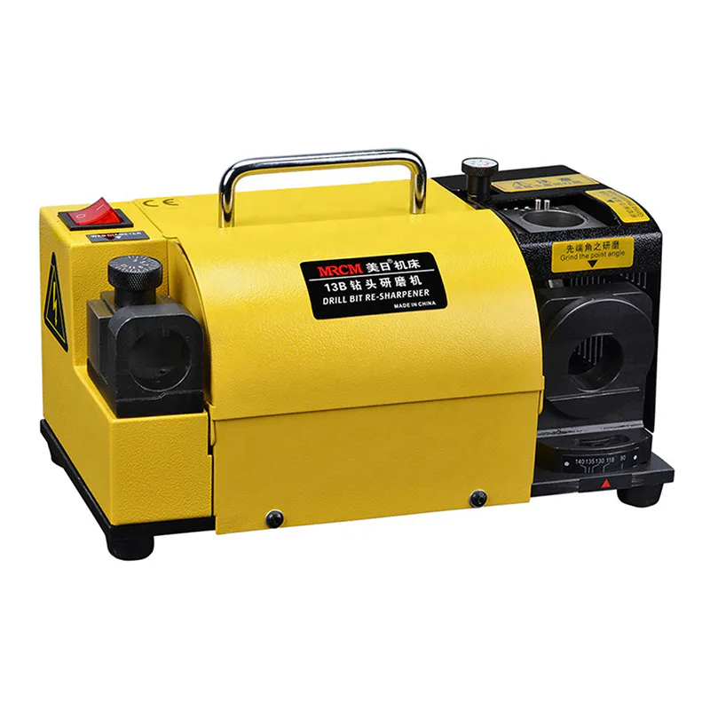 TEBAK Drill Bit Sharpener Portable Angle Grinder CBN/SDC Disc Grinding Machine 3-13mm Drill Bits Sharpening Tool MR-13B