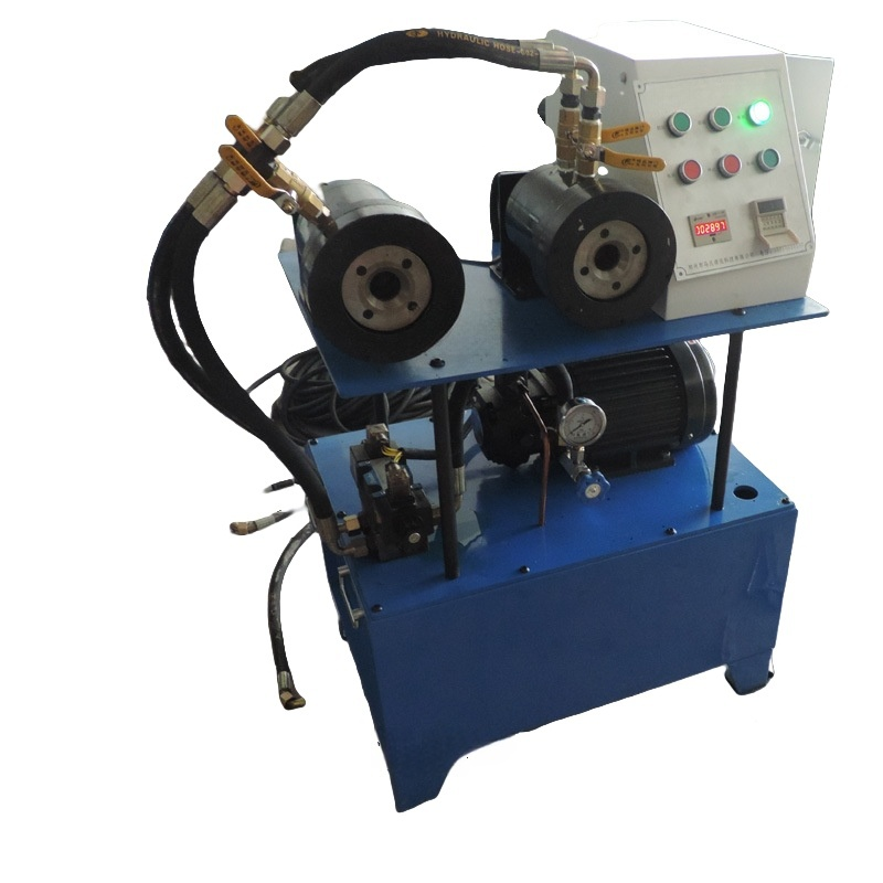 TEBAK Automatic Trellis Pipe Shrinking Machine Hydraulic BathRoom Pipe Crimping Machine Flexible Shaft 220V PLC Pump Core Components view 4
