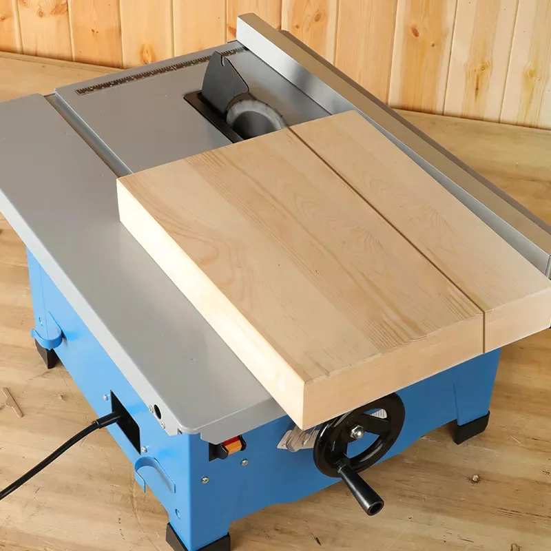 TEBAK Portable 8-Inch Multifunctional Table Saw Workbench 220V Circular Wood Cutting Machine Panel Saw with Motor Core Components view 4