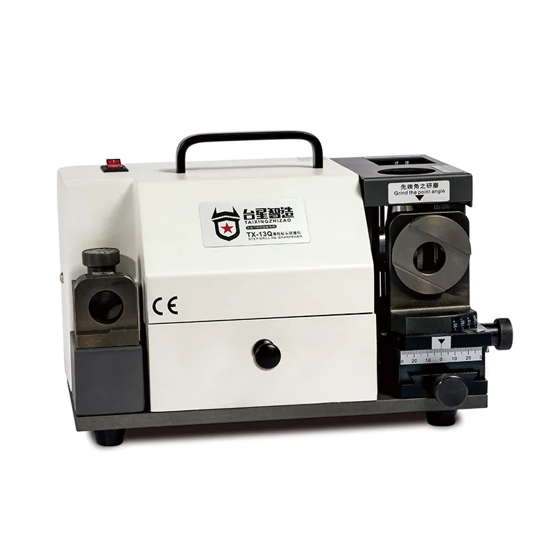 TEBAK TXMC TX-13Q High Efficiency Step Drill Bit Grinder Machine 4-14mm Thin Plate Sharpening