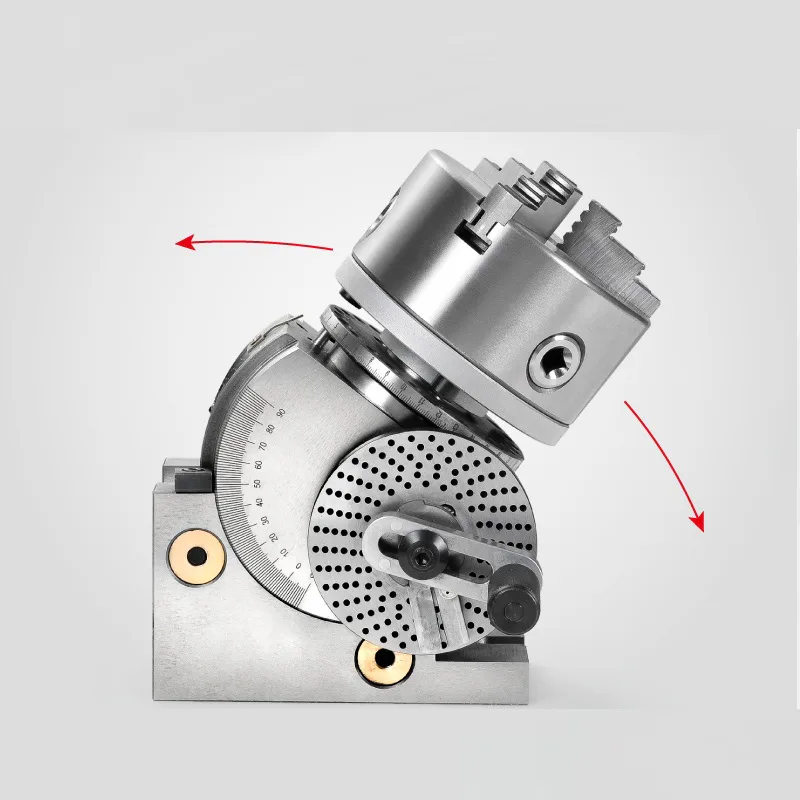 TEBAK 6 Inch WITH 160 Three-claw Chuck Milling Machine Indexing Head BS Simple Indexing Head 4 Inch 5 Inch 6 Inch 8 Inch view 6