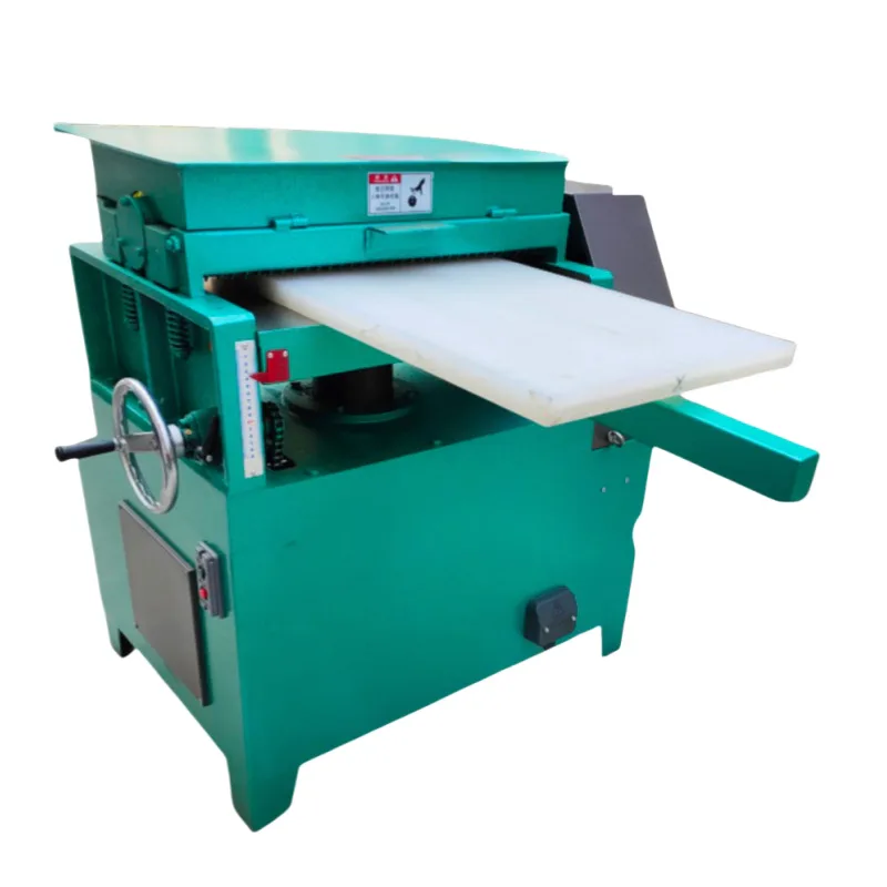 TEBAK Bench Planer Machine for Rubber Nylon PE Plastic Sheet Board Cutting Straight Cutter Head New Used Motor Engine Condition Varies