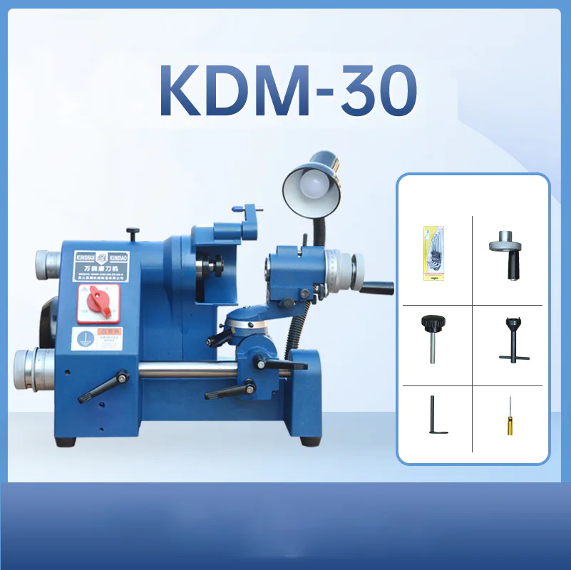 TEBAK KDM-30 Cutter Grinder for High-Speed Steel and Carbide Tools Features Adjustable Angles From 0 to 180 Degrees view 5