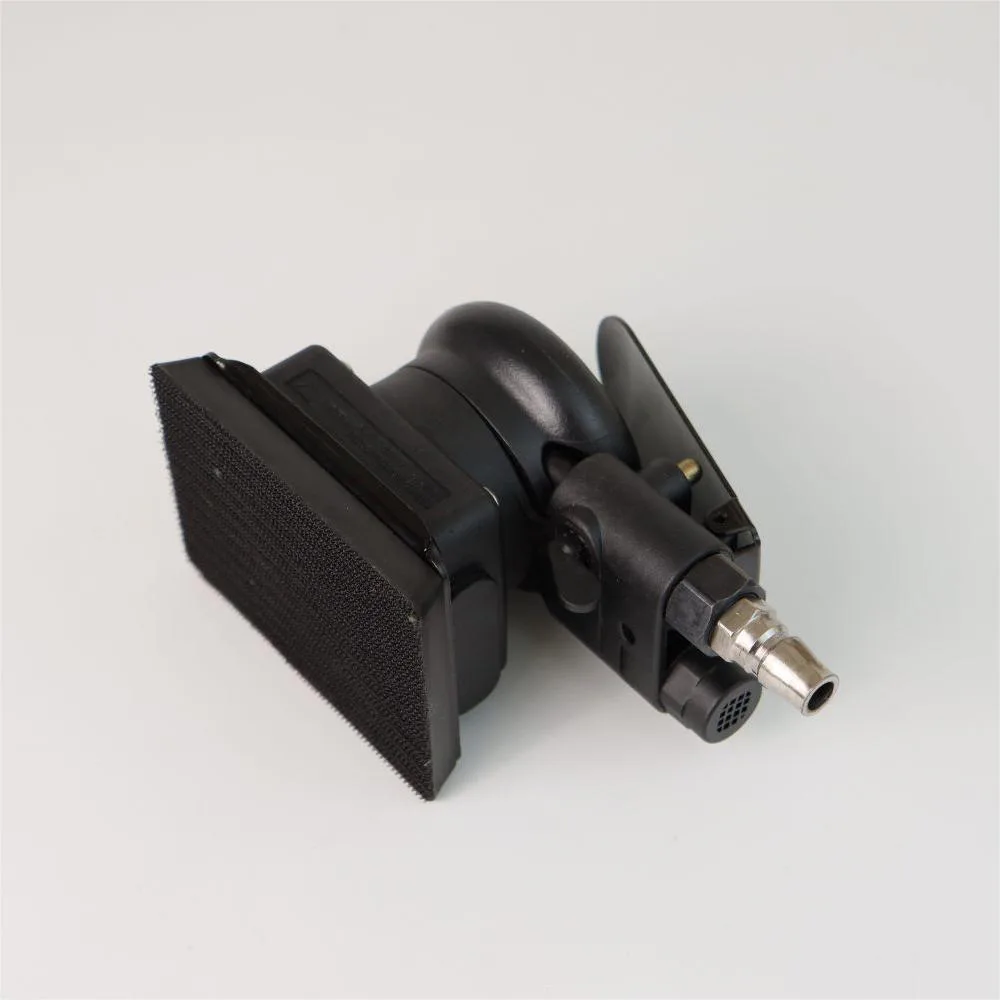 TEBAK Air Square Sander 10000Rpm Eccentricity of 3Mm 90Psi Pneumatic Sanders 75Mm*100Mm Air Orbit Sander view 4