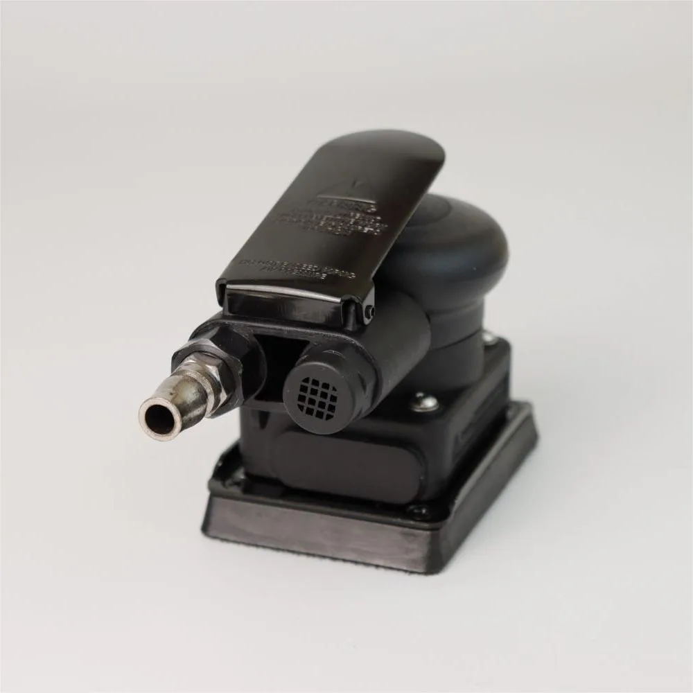 TEBAK Air Square Sander 10000Rpm Eccentricity of 3Mm 90Psi Pneumatic Sanders 75Mm*100Mm Air Orbit Sander view 3