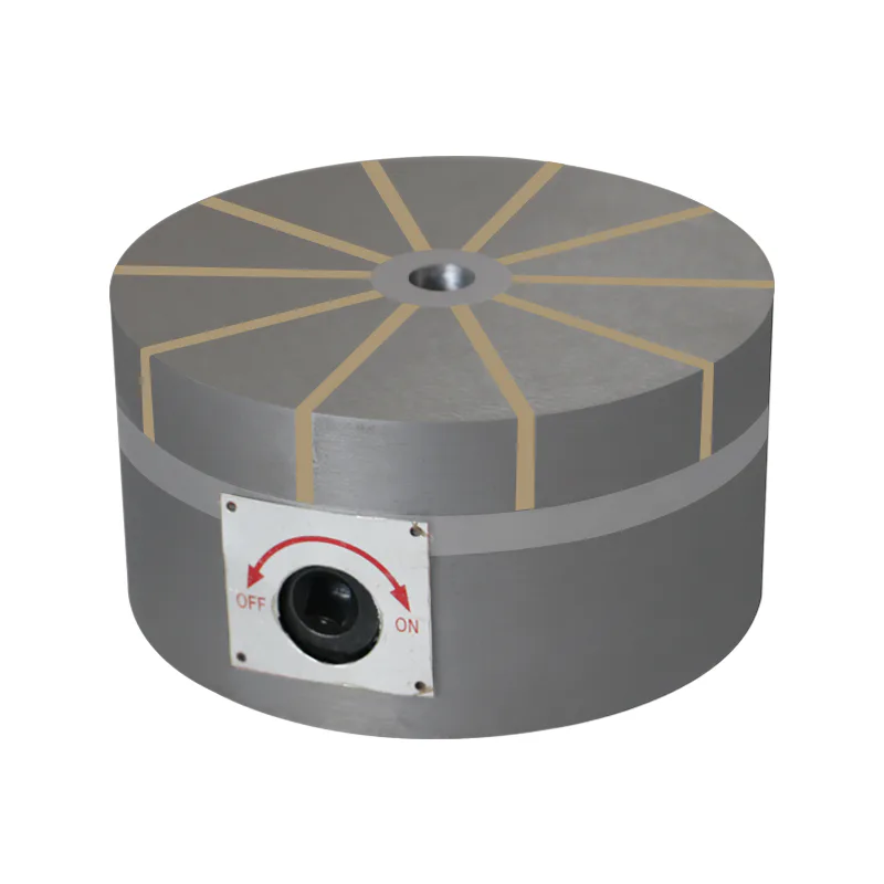 TEBAK Round Magnetic Chuck Radial Permanent Magnet Chuck Suction Cup Sucker for CNC Machining Center Sales.450/500/600 view 6