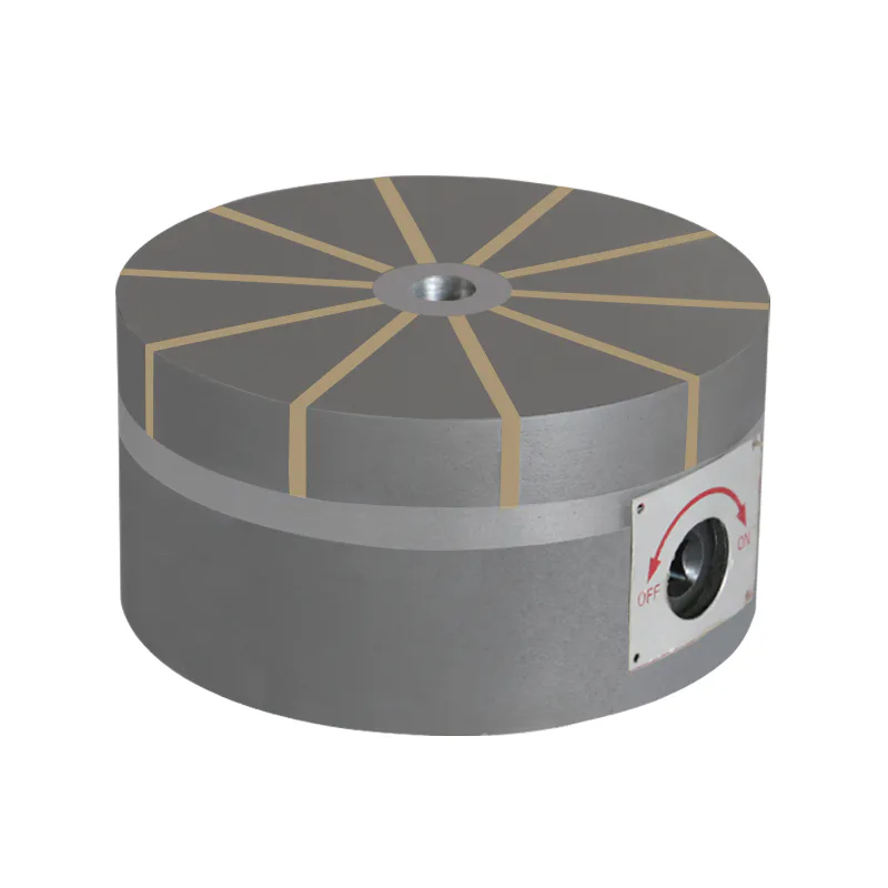 TEBAK Round Magnetic Chuck Radial Permanent Magnet Chuck Suction Cup Sucker for CNC Machining Center Sales.450/500/600