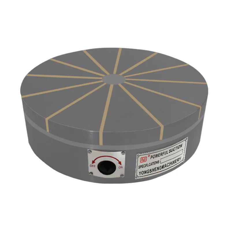 TEBAK Round Magnetic Chuck Radial Permanent Magnet Chuck Suction Cup Sucker for CNC Machining Center Sales.450/500/600 view 4