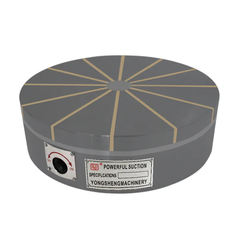 TEBAK Round Magnetic Chuck Radial Permanent Magnet Chuck Suction Cup Sucker for CNC Machining Center Sales.450/500/600 view 3