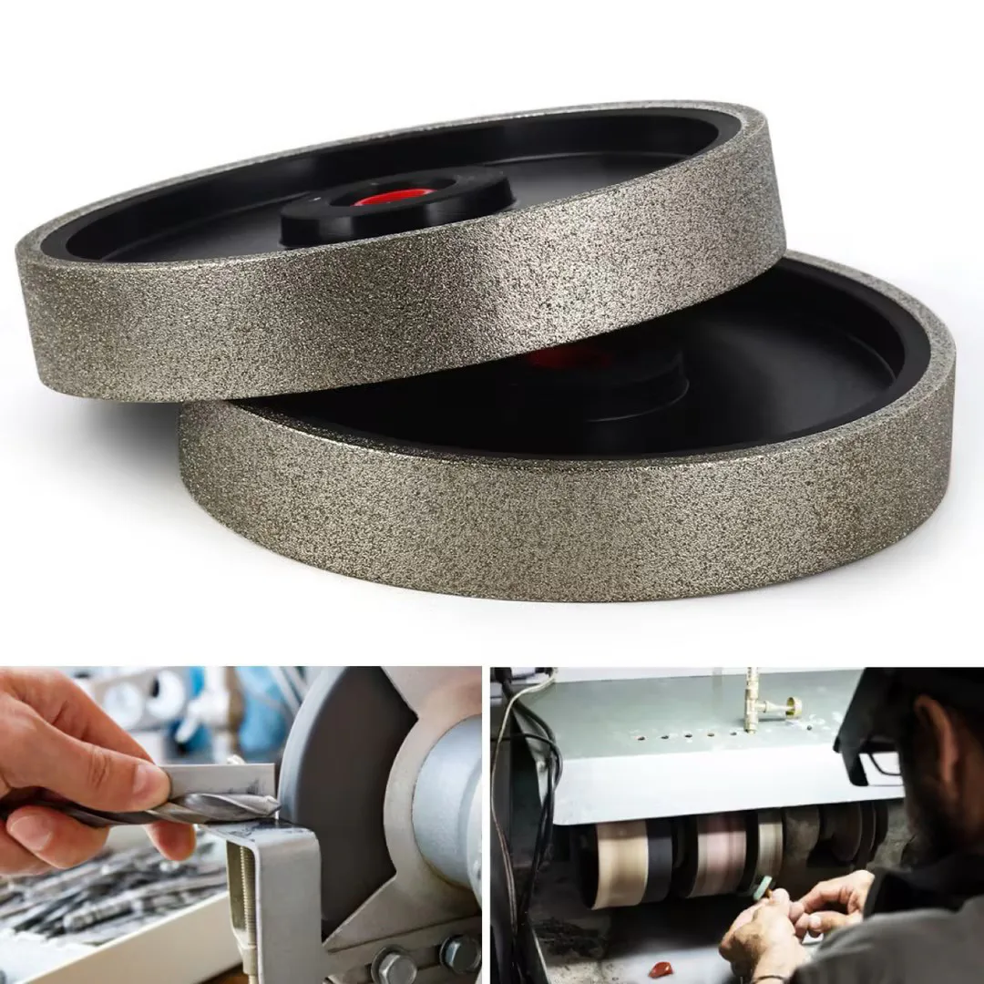TEBAK High-Efficiency 4/6/8 Inch Cabbing Lapidary Grinding Wheel Electroplated Diamond Abrasive Disc for Gemstone Polishing view 3