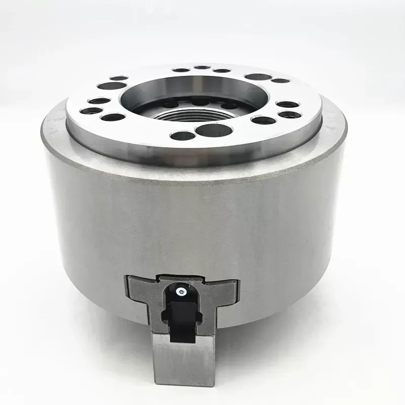 TEBAK 2 Jaw 3 Jaw 4 Jaw Hollow Chuck Through Hole Pneumatic Power Chuck 5Inch 6Inch 8Inch view 4