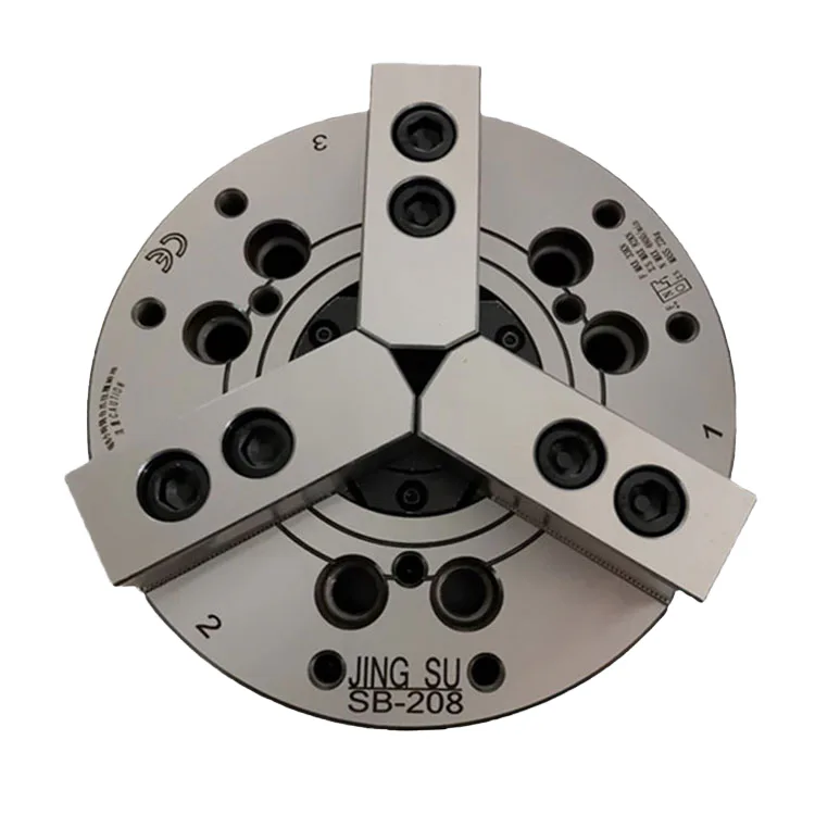 TEBAK Three Jaw Steel Hydraulic Power Chuck Oil Pressure CNC Lathe Chuck view 5