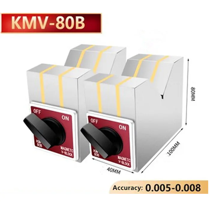 TEBAK KMV50B 70mm Steel Magnetic Vee Block Switch Customizable Magnetic Switch view 5