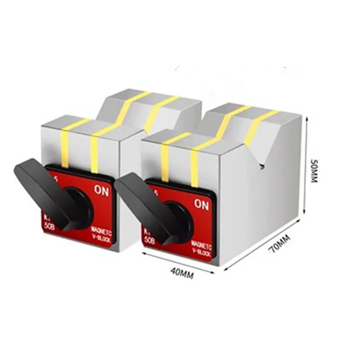 TEBAK KMV50B 70mm Steel Magnetic Vee Block Switch Customizable Magnetic Switch