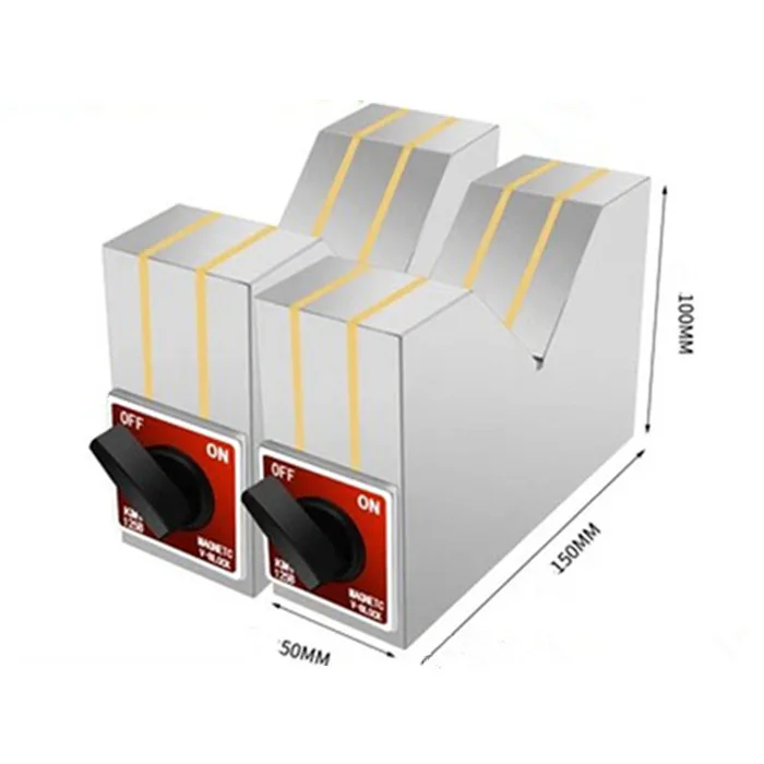 TEBAK KMV125B 150mm Magnetic Tools High Accuracy 0.005-0.008mm