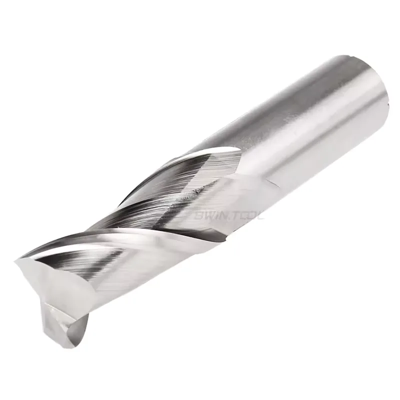 TEBAK D21-2T HSS 3Flutes High Speed square End Milling Cutter for Aluminum