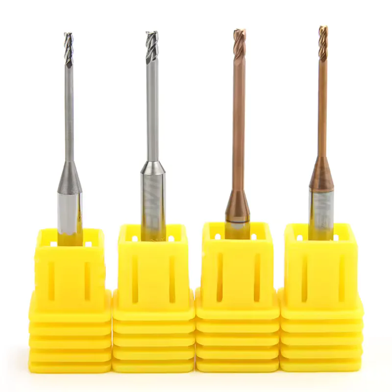 TEBAK Cadcam 55 HRC 2 Flute 1.5 Longneck Ballnose Flat Nect Cutter Carbide Long Neck Endmill Mills End Mill view 5