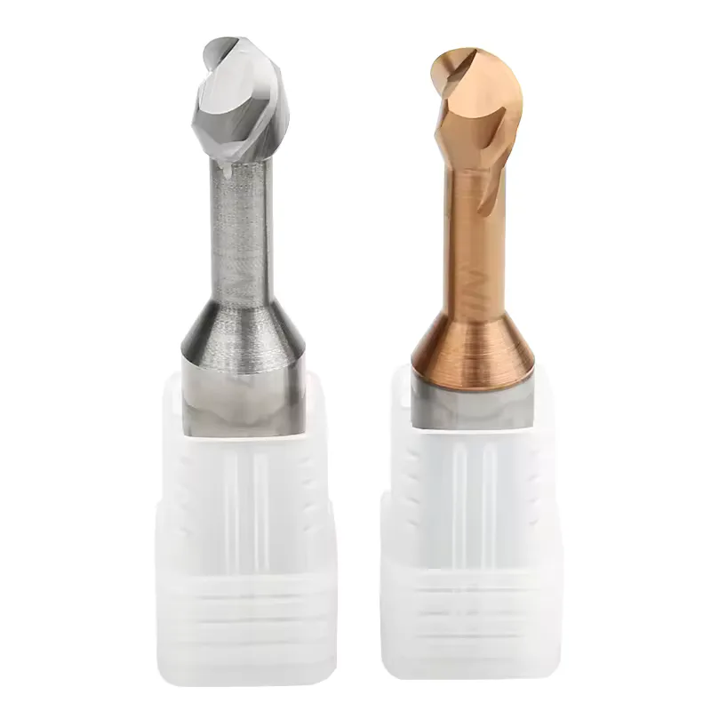TEBAK Tungsten Steel Carbide Lollipop End Mill HRC55 Spherical Arch Milling Cutters for Steel