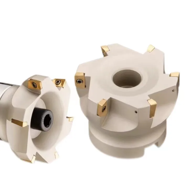TEBAK BAP Right Angle Shoulder Indexable Face Milling Cutter with Carbide Inserts view 3