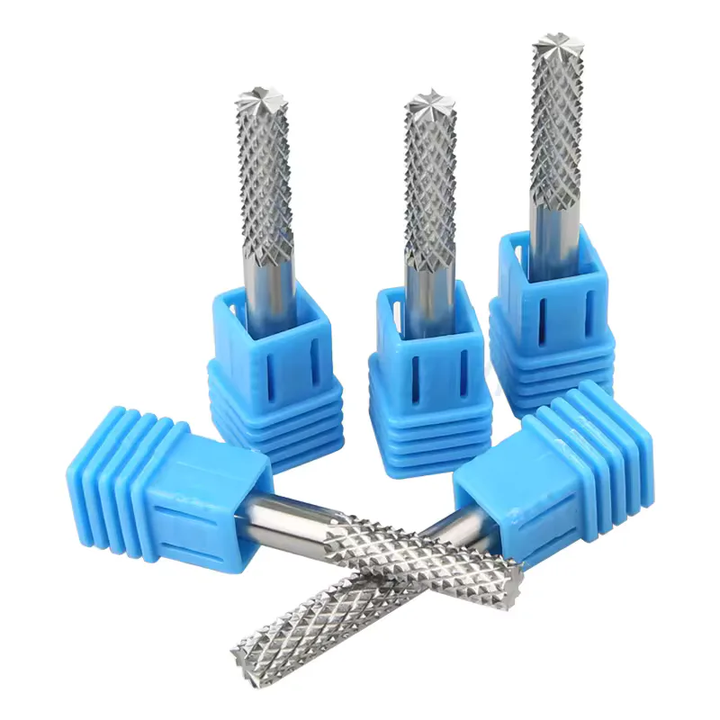 TEBAK Turngsten Solid Carbide Alloy Teeth End Mill PCB Drill Bit 1.5 2.1 mm Endmill Corn Milling Cutter for Carbon Fiber view 4
