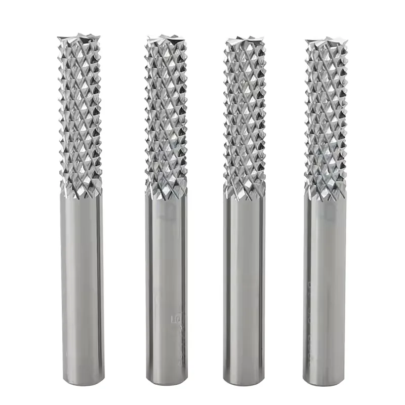 TEBAK Turngsten Solid Carbide Alloy Teeth End Mill PCB Drill Bit 1.5 2.1 mm Endmill Corn Milling Cutter for Carbon Fiber view 5