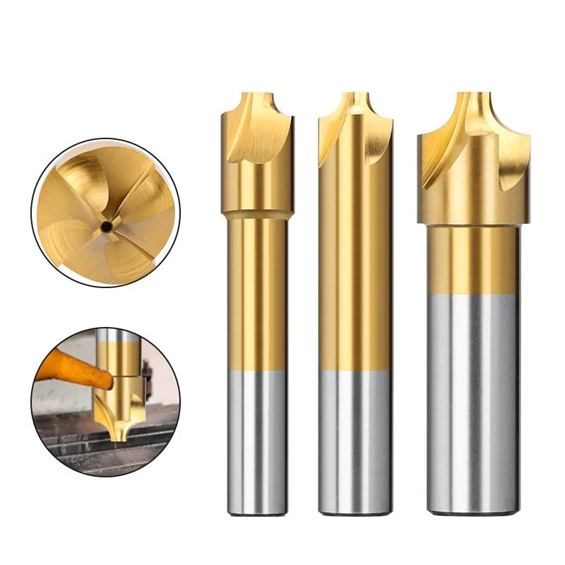 TEBAK High Speed Steel Radius Milling Cutter Round Corner End Mill Radius Cutter End Mill view 3