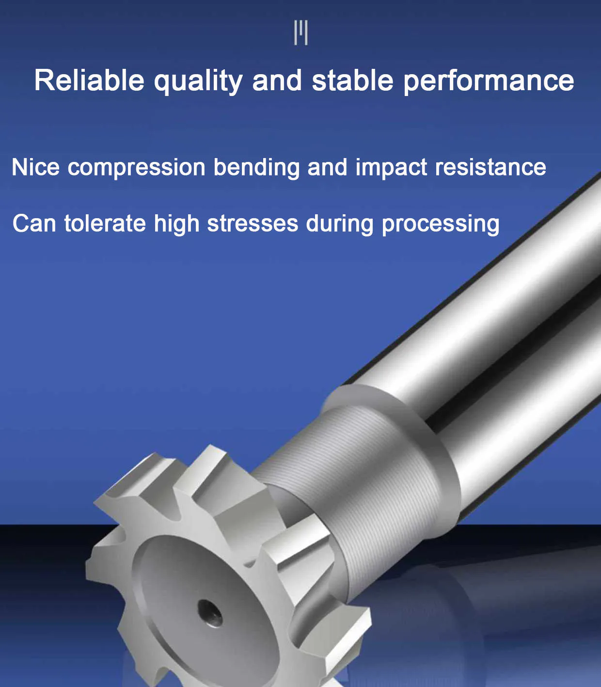 TEBAK JR136 T-cutter Milling Cutter CNC Machining Slotted Straight Shank Uncoated HSS T-type Cutter view 4