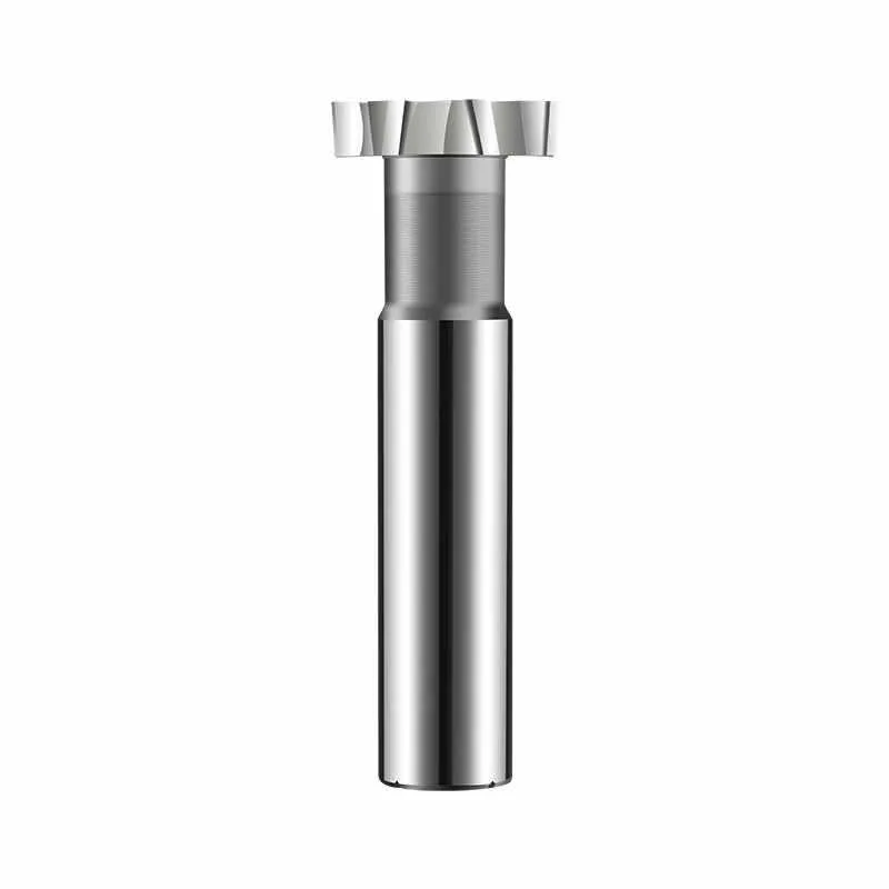 TEBAK JR136 T-cutter Milling Cutter CNC Machining Slotted Straight Shank Uncoated HSS T-type Cutter