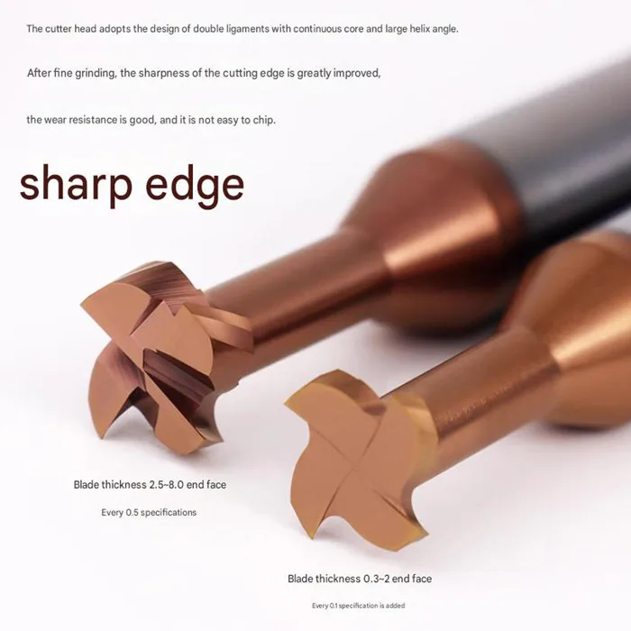 TEBAK t Slot Cutter for Steel 18mm 20mm ALTiN Coated 2mm 3mm 4mm 5mm 6mm view 3