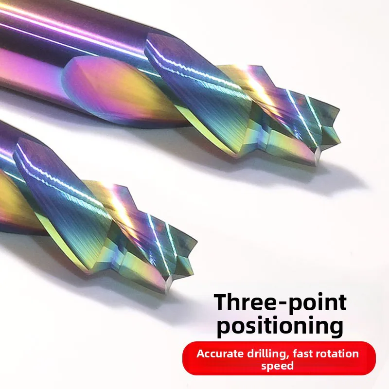 TEBAK Colorful Composite Rimming Cuuter Solid Alloy Body with Carbide Tip for Wood Engraving Milling view 5