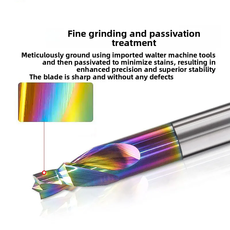 TEBAK Colorful Composite Rimming Cuuter Solid Alloy Body with Carbide Tip for Wood Engraving Milling view 6