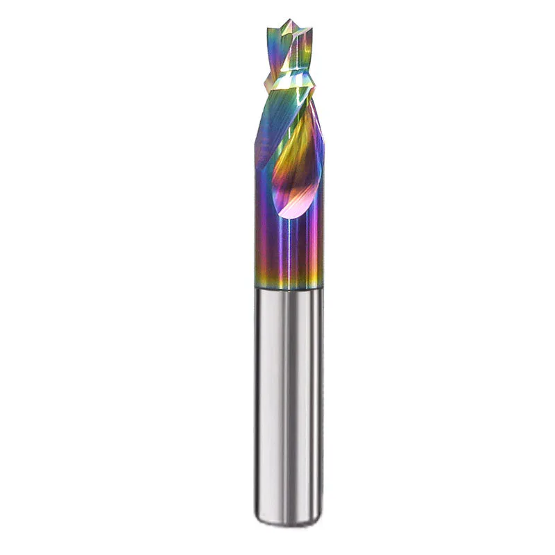 TEBAK Colorful Composite Rimming Cuuter Solid Alloy Body with Carbide Tip for Wood Engraving Milling