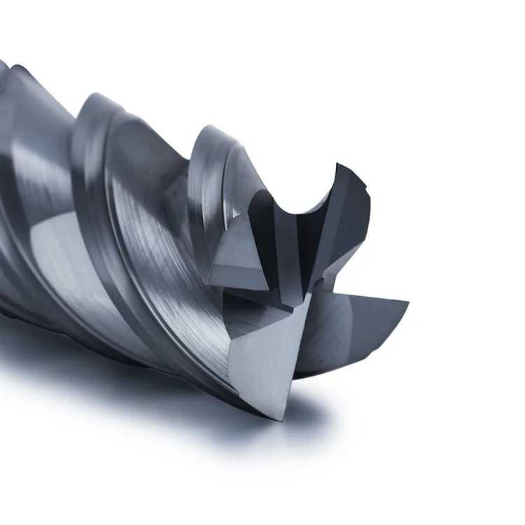 TEBAK Solid Carbide Special Variable Pitch EndMill CNC Working 4 Flute End Mill for Stainless Steel
