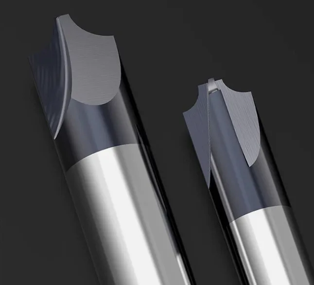TEBAK Coated R1.5-R2.0 Corner Rounding End Mill CNC Router Bit Cutter Carbide Corner Radius End Mills view 4