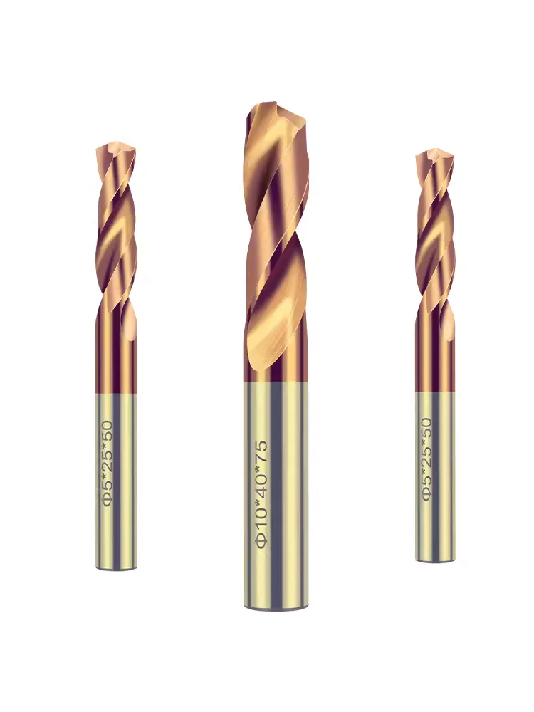 TEBAK Twist Drill Bit Carbide Cutter for Metal Drilling Fully Ground CNC Steel view 5