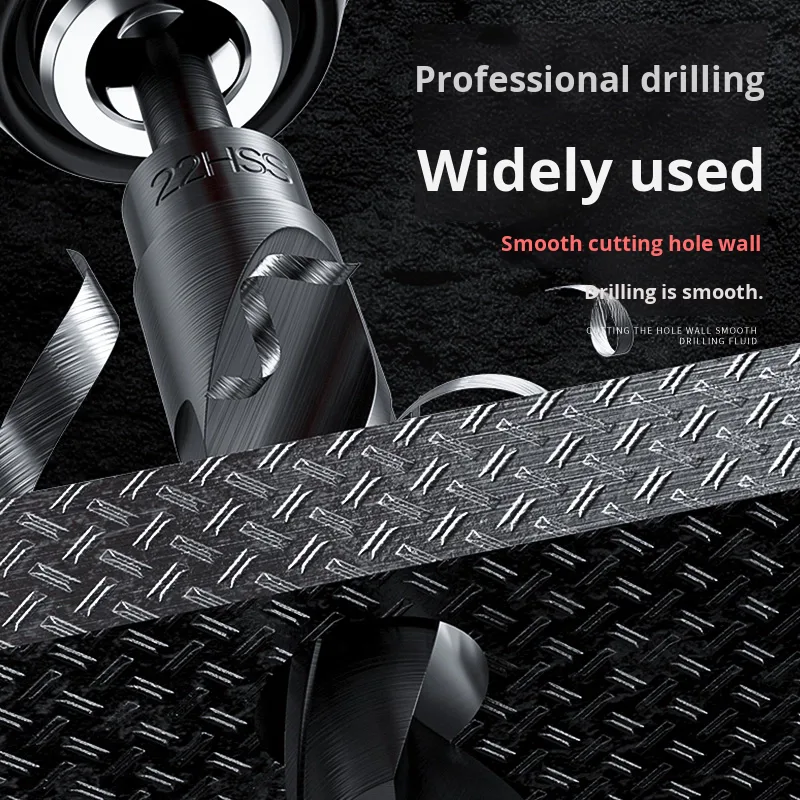 TEBAK High-Speed Cobalt-Containing Drill Bit Small 1/2 Inch Handle Stainless Steel Metal Woodworking Tool Equal Handle Small Drill Bit view 5