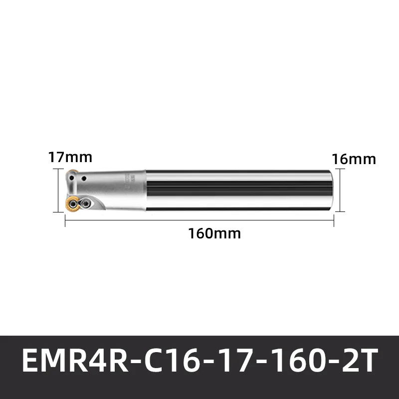 TEBAK EMRW 4R/5R/6R Indexable Round Nose End Mill Holder for RPMT1204/RPMW/RPWT Inserts Lathe Tool Holder view 6