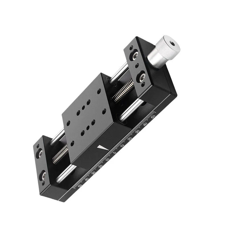 TEBAK Heavy-Duty Linear Guide Module with 50/80/100 Stroke Displacement Platform X-Axis Screw Fine Adjustment Slider New Condition view 4