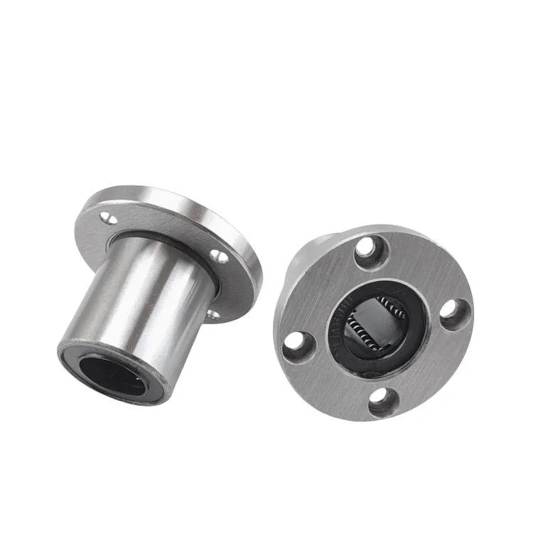 TEBAK Round Flange Linear Motion Bearing LMF6 8 12 13 25 40 60UU Series Sliding Linear Bearing Linear Guides view 4