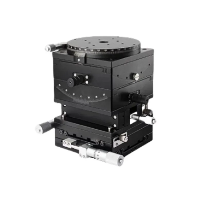 TEBAK Manual Arc Tilt Angle Table Camera Optical Adjustment Rack Experimental Fine Adjustment Arc Slide Table view 4