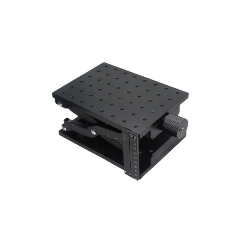 TEBAK Z-axis Scissor Type Manual Lift Table Large Stroke Large Load Lift Precision Fine Adjustment Displacement Table