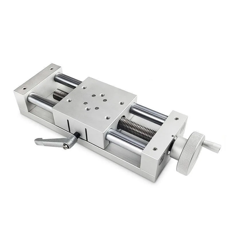 TEBAK Simple Adjustment Assembly XKST100/150XYZ Axis Hand-operated Ball Screw Slide Table Precision Manual Fine Adjustment Slide Table view 3