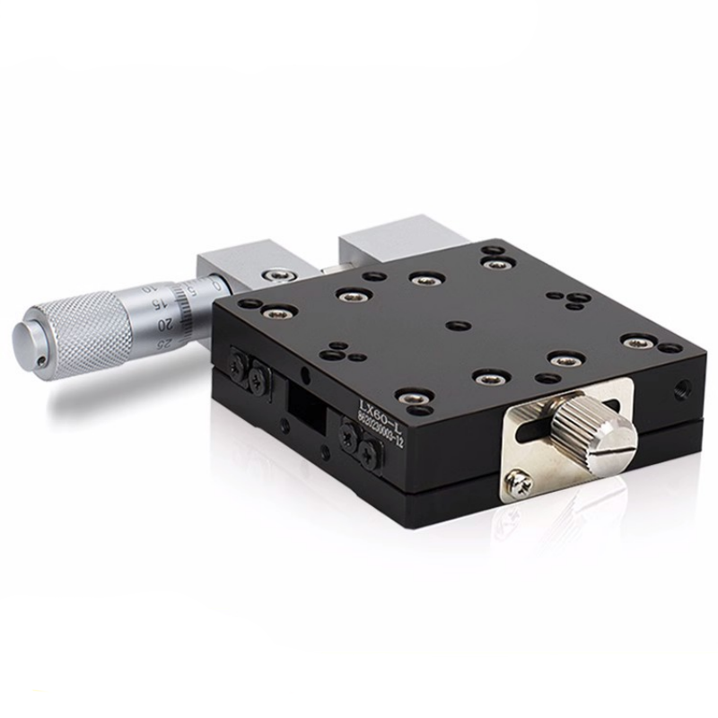 TEBAK X-axis Moving Optical Slide Micrometer Micrometer Fine-tuning Steel bar Ball Manual Displacement Stage LGX40/60-C-L-R