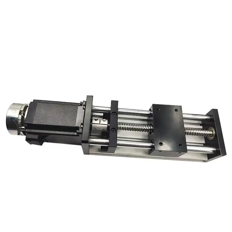 TEBAK Precision Double-Optical-Axis Electric Slide Rail Ball Screw Linear Guide Rail New Non-Calibration Stepping Generic Fitting view 5