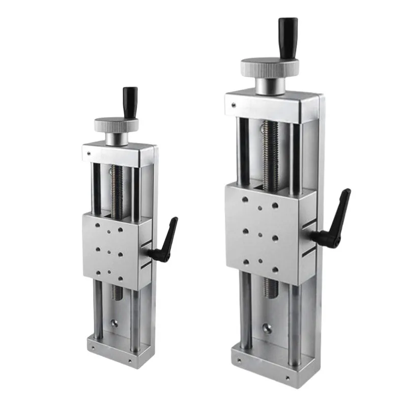 TEBAK Precision X-axis Fine Adjustment Screw Slide Table Heavy-duty Screw Feeding Linear 50/80/100 Stroke Displacement Platform view 4