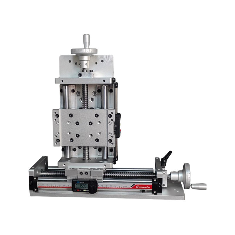 TEBAK CNC Machine Tool Electronic Digital Display Ruler Displacement Grating Positioning Ruler Manual XY-axis Cross Screw Guide Motor