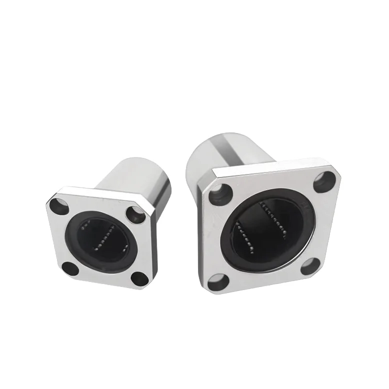 TEBAK Square Flange Linear Motion Bearing Model 272a 20 25 50UU Bearing Steel view 2
